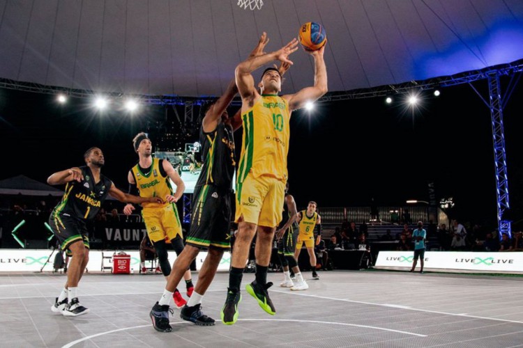 Basquete 3x3 do Brasil é vice no AmeriCup no masculino e no feminino