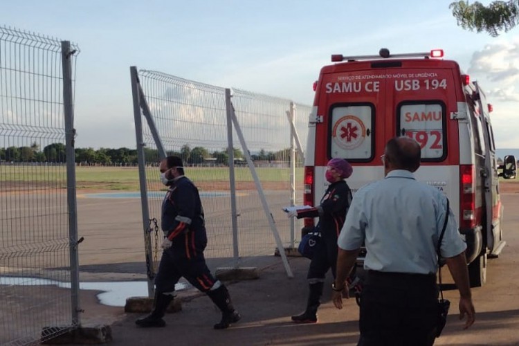 Depois do socorro da Ciopaer, o Serviço Móvel de Urgência (Samu) levou a criança até um hospital 