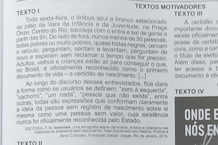 a prova de redação do Enem 2021 utilizou para um de seus textos motivadores um trecho da tese da jornalista e professora cearense Fernanda da Escóssia