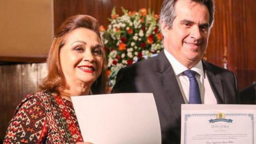 Eliane e Ciro Nogueira.(foto: Divulgação/Assessoria)