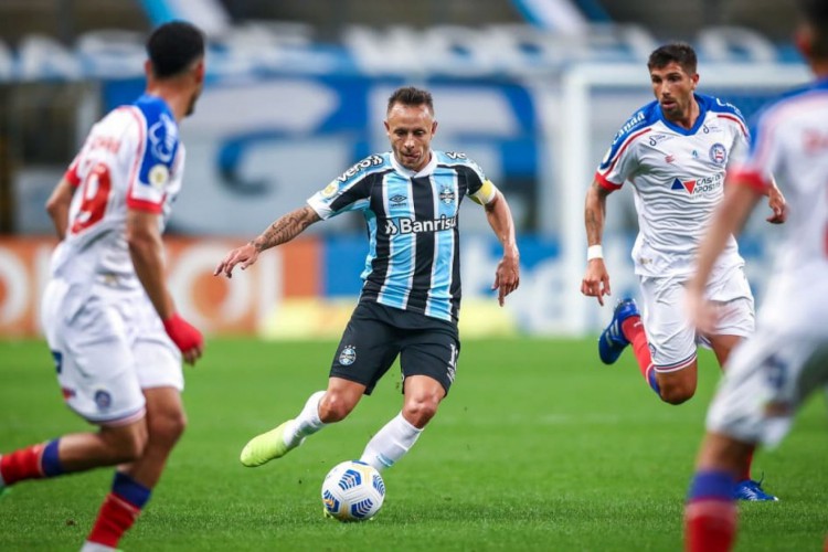 Bahia x Grêmio pela Série A do Brasileirão 2021 é um dos destaques dos jogos de hoje, 26.