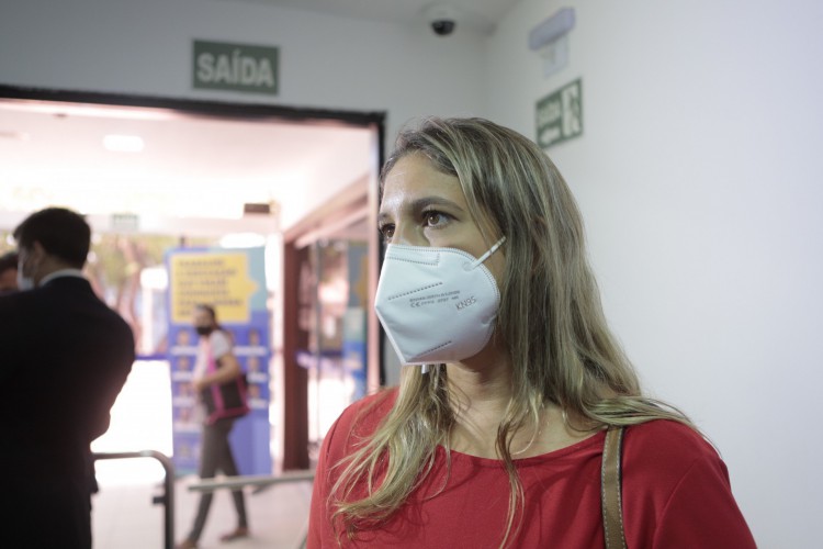 Fortaleza, Ce, BR - 01.12.21 Sessão da Câmara Municipal dos Vereadores. Na foto Larissa Gaspar, vereadora (PT)  (Fco Fontenele/O POVO)