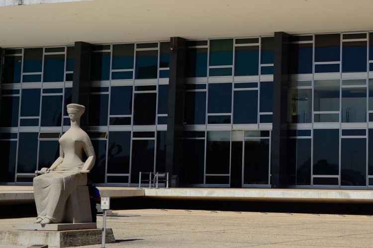 Fachada do edifício sede do Supremo Tribunal Federal - STF