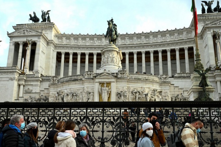 Em Roma, o uso de máscara voltou a ser obrigatório em vias públicas