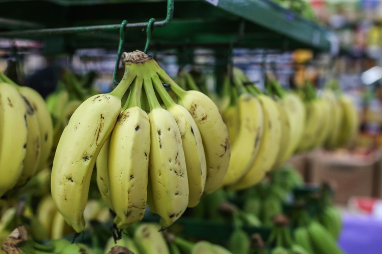 No mês de julho, o banana foi o item da cesta básica que mais encareceu em Fortaleza