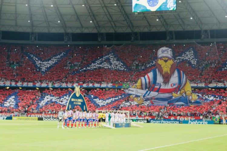 Torcida do Fortaleza faz festa e comemora ida para a Libertadores