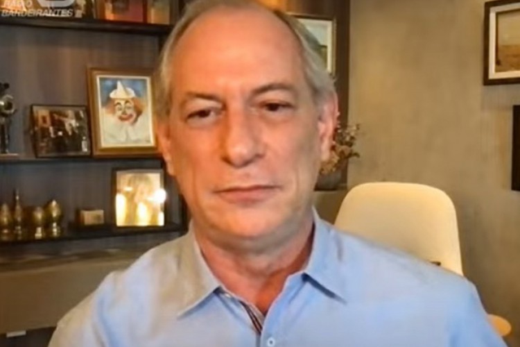 Registro de tela da entrevista de Ciro Gomes ao jornalista José Luiz Datena