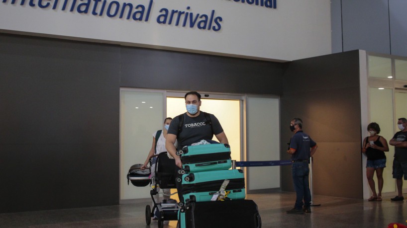 Serviço dos servidores da Receita Federal nas aduanas dos aeroportos segue em atividade normal, apesar da greve nacional.(foto: Bárbara Moira)