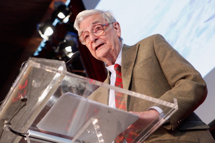 Foto de 2012 do cientista Edward O. Wilson 