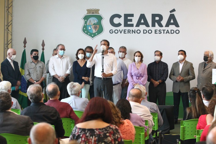 Camilo Santana, governador do Ceará, em evento que Governo do Ceará apresenta a nova estrutura montada para o desenvolvimento econômico do Estado.