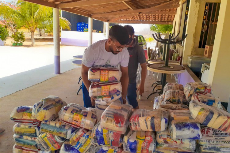 Cerbras realiza a distribuição de alimentos arrecadados a 6 municípios cearenses