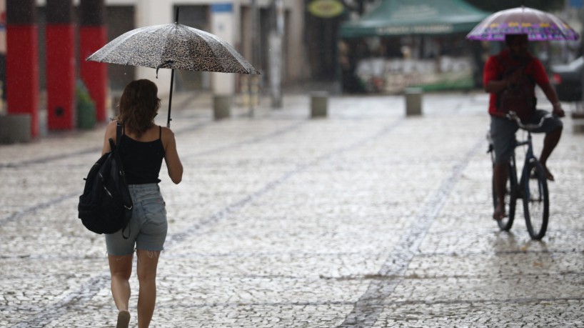 Foto de apoio ilustrativo. Chuvas na madrugada se concentraram no Litoral de Fortaleza