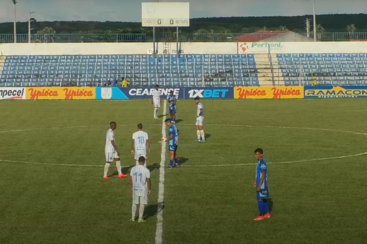 Crato e Maracanã empatam em 0 a 0 pela 2ª rodada do Campeonato Cearense