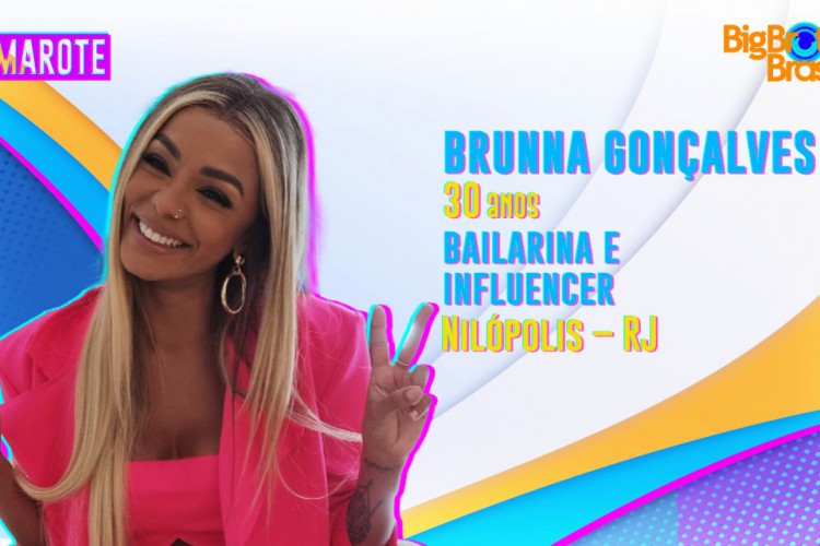 BBB 22: Brunna Gonçalves é mais uma participante do grupo Camarote