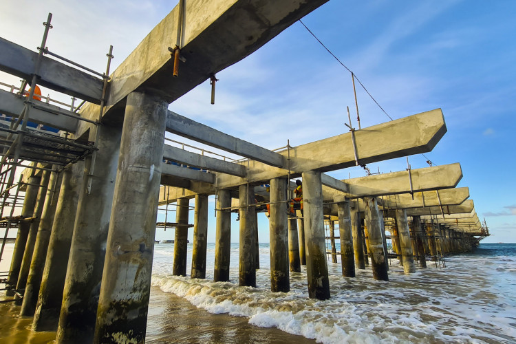 ￼REFORMA da Ponte dos Ingleses ainda está na primeira fase