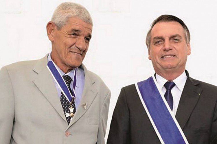 Waldir Ferraz e Jair Bolsonaro 