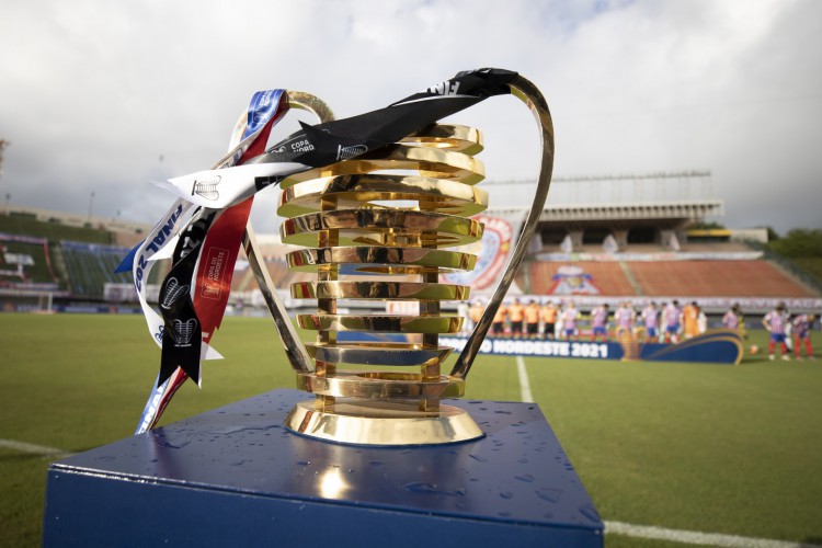 Taça da Copa do Nordeste 2020 na final entre Ceará x Bahia