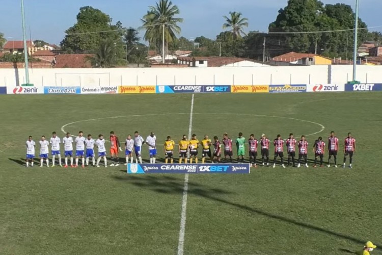 Jogo entre Crato e Caucaia foi válido pela 4ª rodada do Campeonato Cearense de 2022