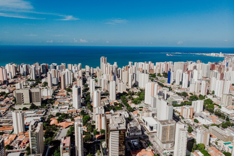 Visão panorâmica de Fortaleza