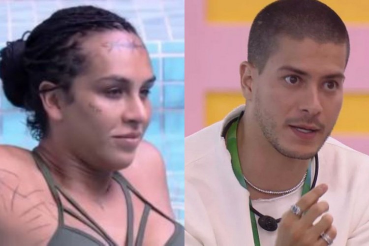 Linn admite relação difícil com Arthur Aguiar antes do BBB, mas afirmou que os dois têm se aproximado