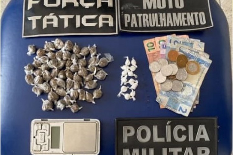 Material apreendido com o suspeito foi levado para a Delegacia Regional de Polícia Civil de Juazeiro do Norte