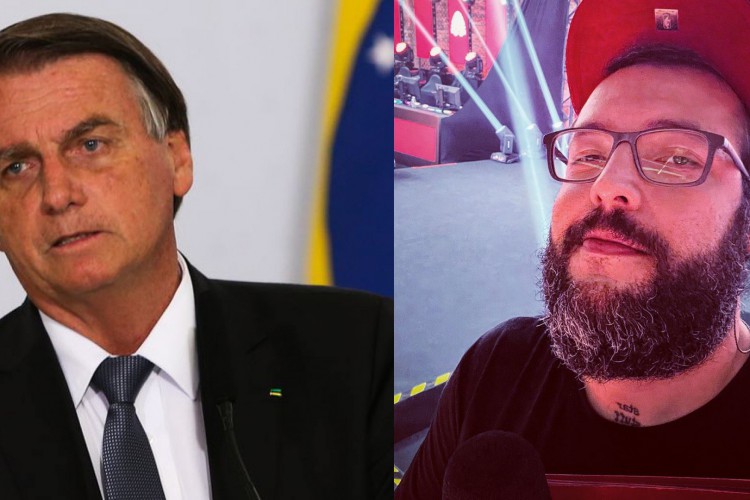 Bolsonaro e Cauê Moura