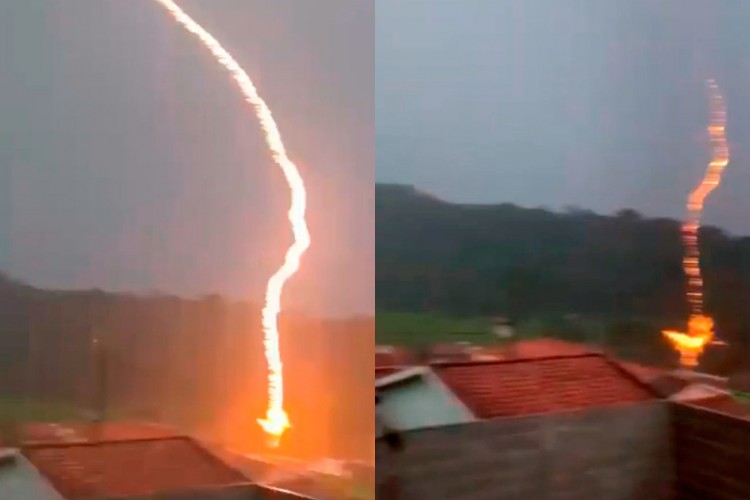 O flagra ocorreu na última segunda-feira, 15, no Bairro Mirante, em Juruaia (MG). 