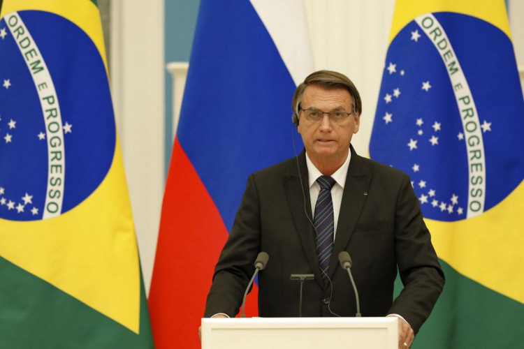 Presidente da República, Jair Bolsonaro, em Moscou