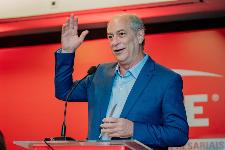 Ciro Gomes, candidato a presidente do Brasil pelo PDT