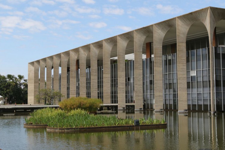 Palácio do Itamaraty na Esplanada dos Ministérios