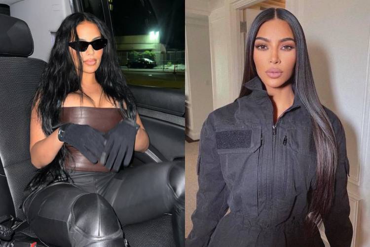 Internautas apontaram semelhanças entre Chaney Jones (esquerda) e Kim Kardashian (direita0