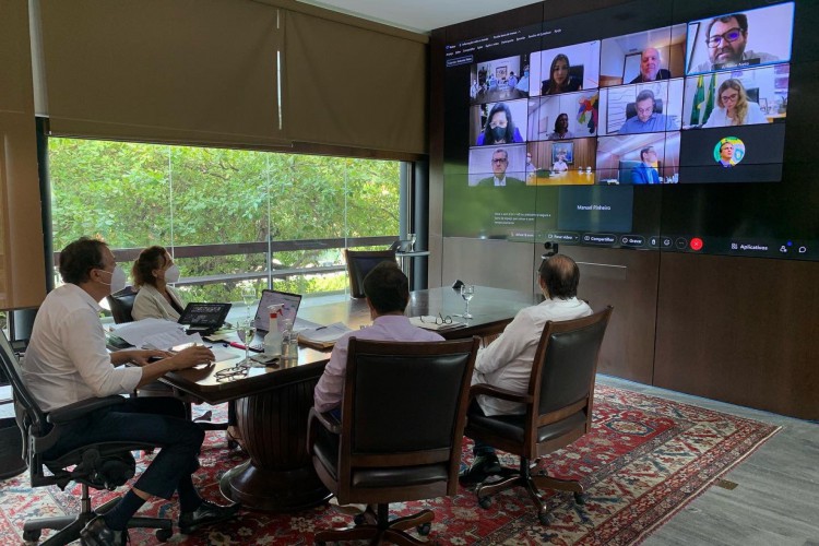 Reunião do Comitê Estadual de Enfrentamento à Covid-19 realizada na sexta-feira, 25/02/2022 