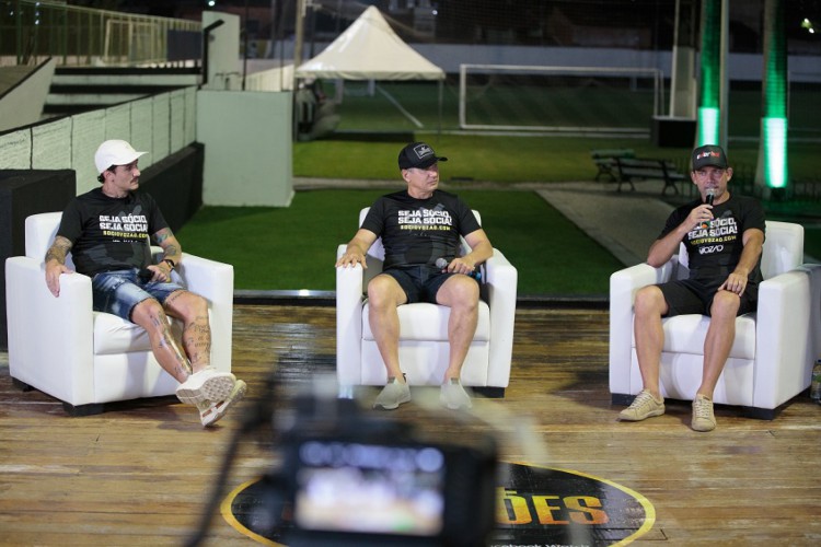 Ídolos do Ceará, Vina, Mota e Sérgio Alves participaram de live realizada com sócios-torcedores do clube