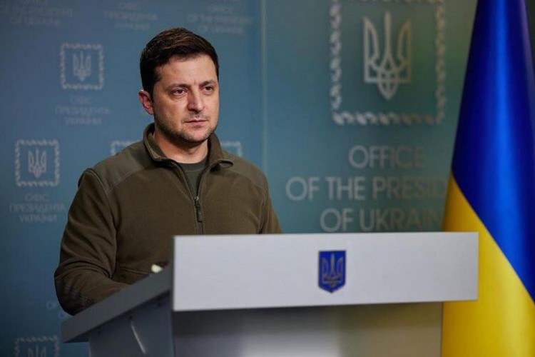 Volodimir Zelensky, presidente da Ucrânia,ironizou desencontro com Lula