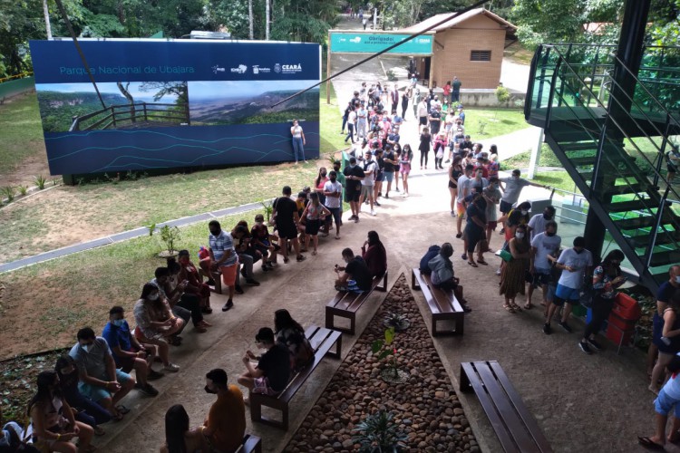 Filas são registradas nos primeiros dias de uso do Bondinho do Parque Nacional de Ubajara