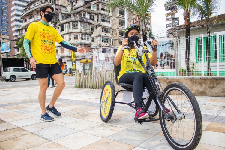 ￼Projeto tem três tipos de bike adaptada para pessoas com deficiência