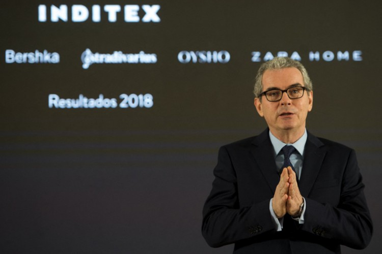 Pablo Isla, CEO da Inditex, dono da marca Zara, que anunciou suspensão temporária das atividades na Rússia (foto de arquivo)