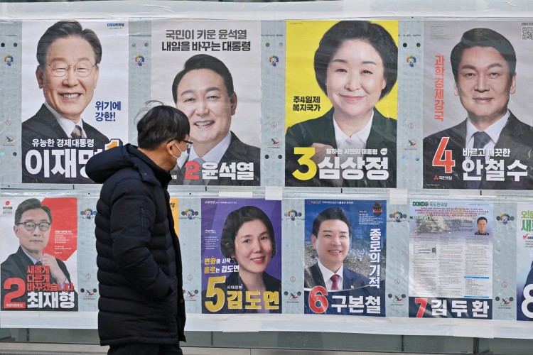 Eleições presidenciais de 2022 na Coreia do Sul ocorrem no dia 9 de março