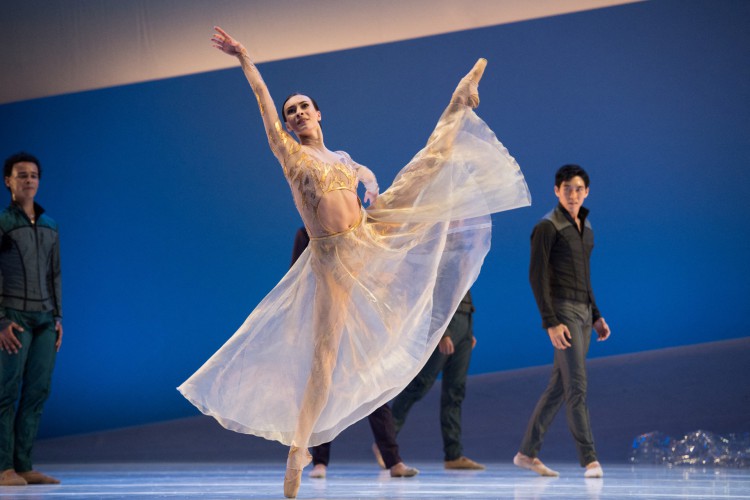 A bailarina russa Olga Smirnova, em 2016, no espetáculo 