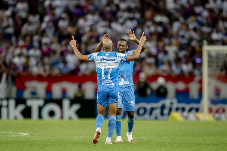 FORTALEZA, CE, BRASIL, 19-03.2022: Ze Welison. Fortaleza x CRB, na Arena Castelão pela Copa do Nordeste. em epoca de COVID-19. (Foto:Aurelio Alves/ Jornal O POVO)