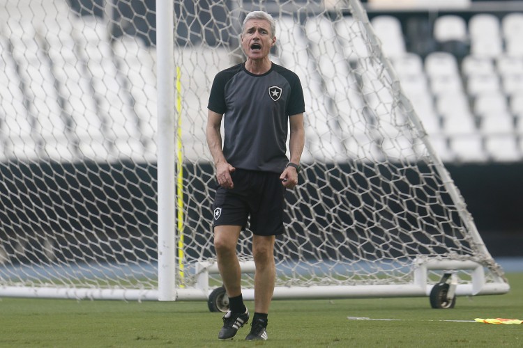  Luis Castro do Botafogo no Estadio Nilton Santos. 29 de Marco de 2022, Rio de Janeiro, RJ, Brasil