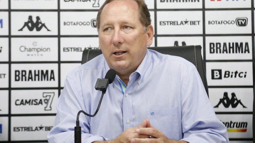  John Textor do Botafogo durante apresentacao no Estadio Nilton Santos. 29 de Marco de 2022, Rio de Janeiro, RJ, Brasil