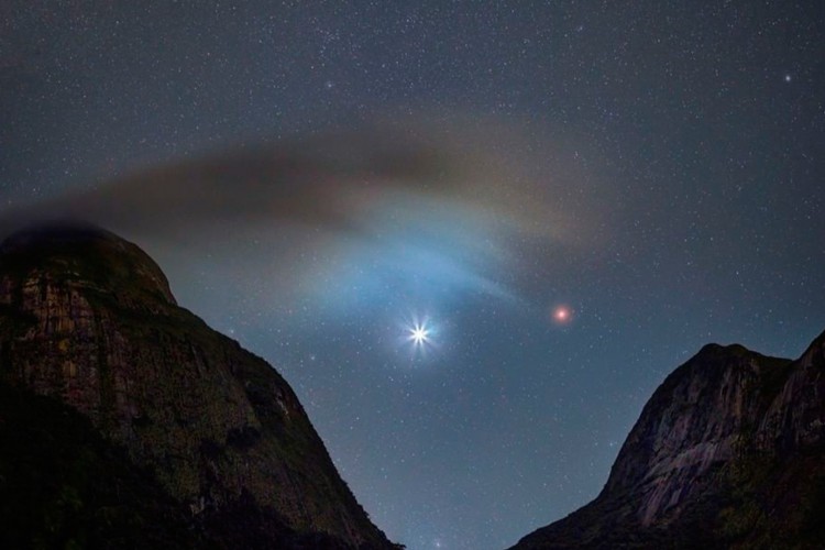 A foto de Kiko Fairbairn foi compartilhado pela NASA como destaque no 