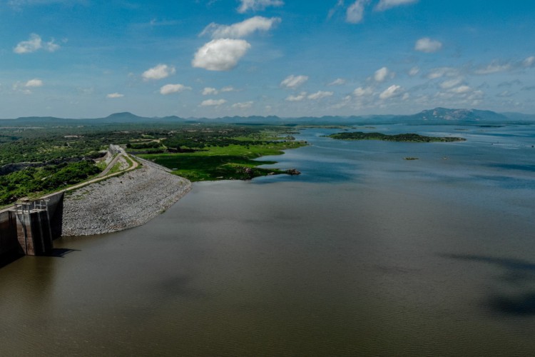 Desde o início da quadra chuvosa de 2022, o açude Castanhão quase dobrou seu volume armazenado.