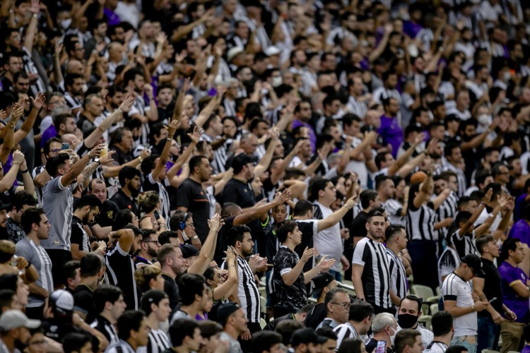 Contra o Flamengo, Ceará teve seu recorde de público em 2022 até aqui (Foto:Aurelio Alves/ Jornal O POVO)