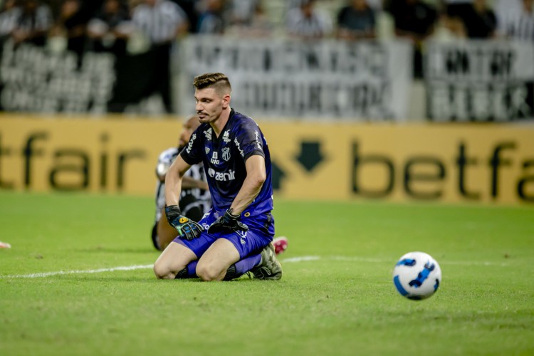 FORTALEZA, CE, BRASIL, 05-04.2022: João Ricardo. Ceara x Independiente, pela Sulamericana, na Arena Castelão. em epoca de COVID-19. (Foto:Aurelio Alves/ Jornal O POVO)