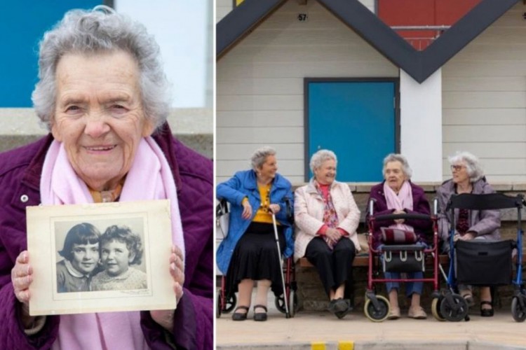 As quatro amigas se conhecem há quase 90 anos. 