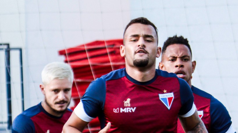 Atacante Igor Torres em treino do Fortaleza no Centro de Excelência Alcides Santos, no Pici