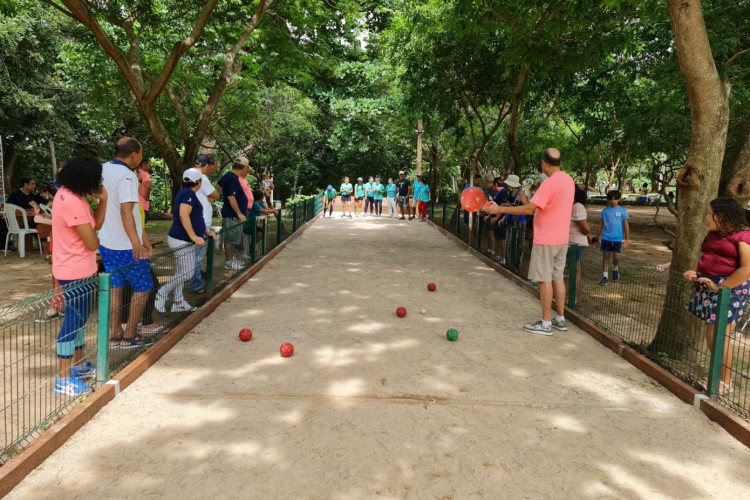 PARQUE agora tem uma cancha para jogo de bocha