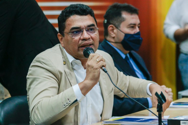 FORTALEZA, CEARÁ, 12-04-2022: Sessão da CPI com depoimento do Sargento Reginauro, na Assembleia Legislativa. (Foto: Fernanda Barros/ O Povo)